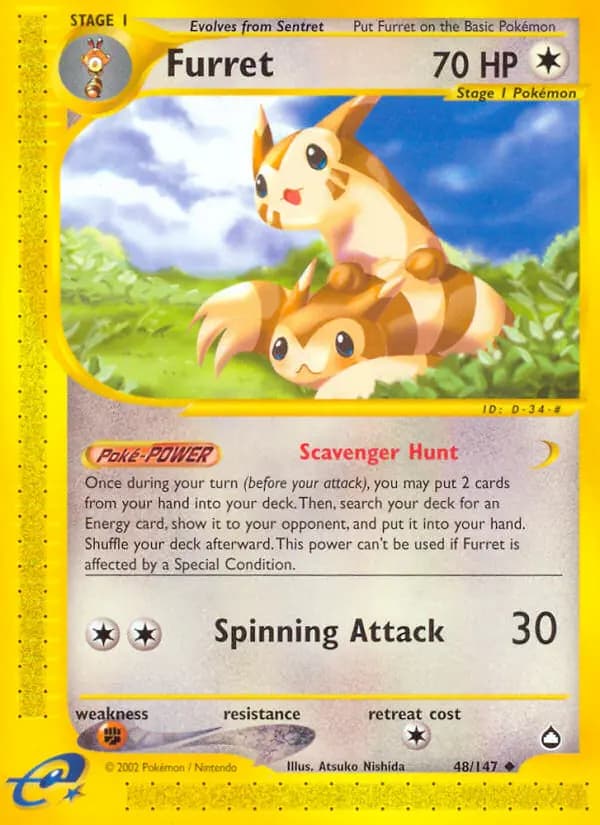 Furret #48 — Aquapolis