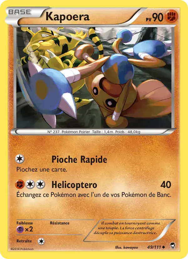 Carte Pokémon Kapoera #49 — Poings Furieux