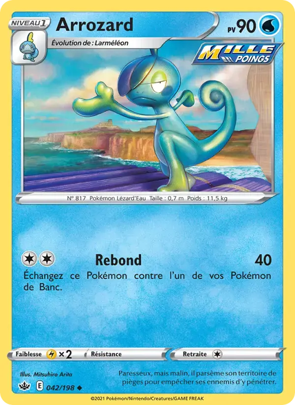 Carte Pokémon Arrozard #42 — Règne de Glace