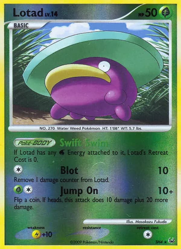 Lotad #SH4 — Platinum