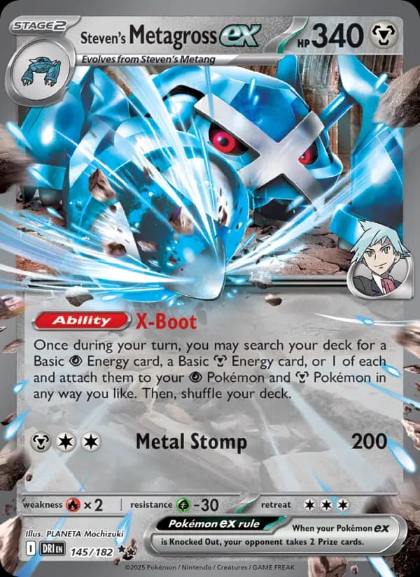 Steven's Metagross ex #145 — Destined Rivals