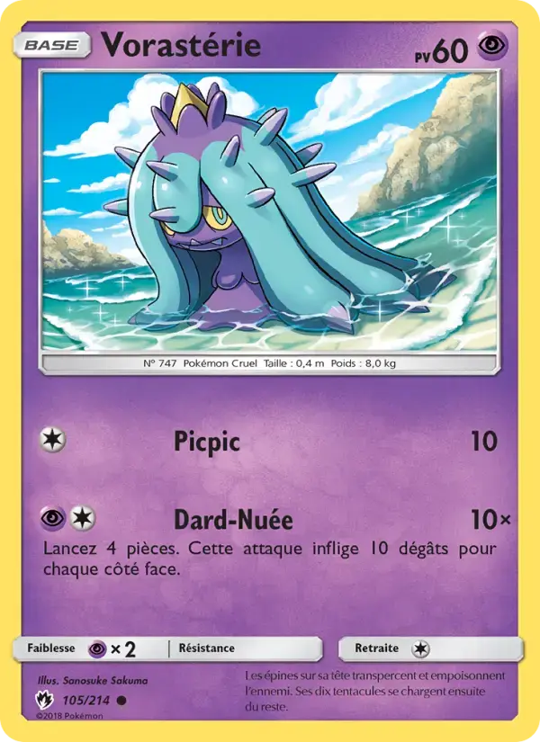 Carte Pokémon Vorastérie #105 — Tonnerre Perdu