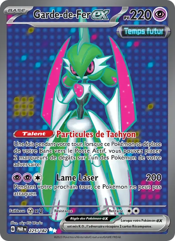 Carte Pokémon Garde-de-Fer-ex #225 — Faille Paradoxe