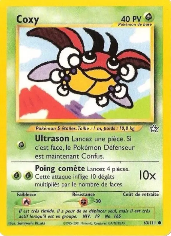 Carte Pokémon Coxy #63 — Neo Genesis