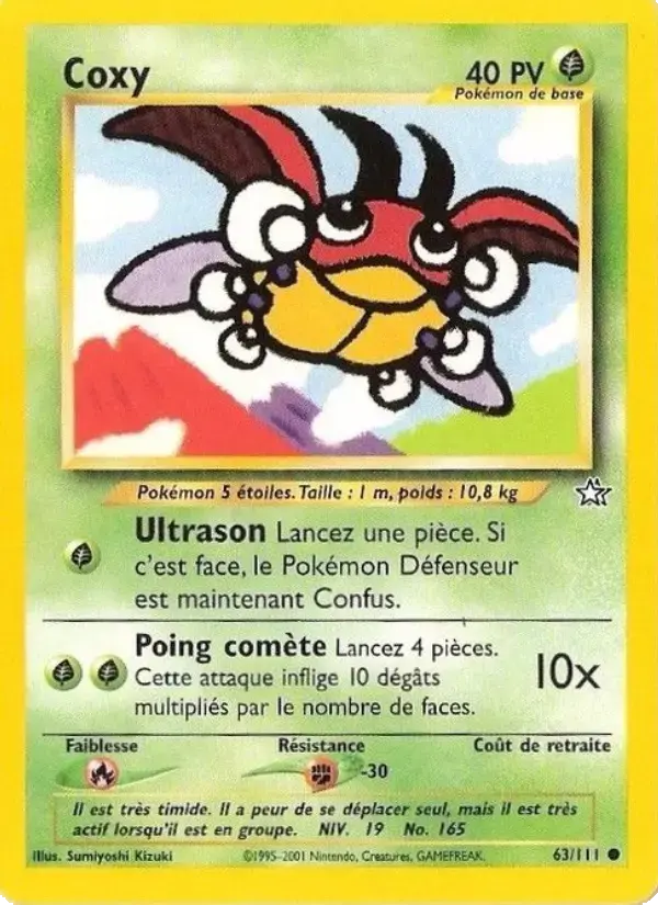 Carte Pokémon Coxy #63 — Neo Genesis
