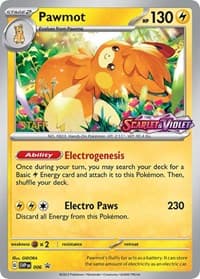 Carte Pokémon Pohmarmotte #006 — Promos Écarlate et Violet