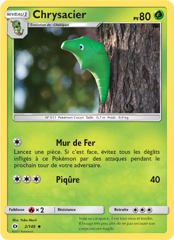 Carte Pokémon Chrysacier #2 — Soleil et Lune
