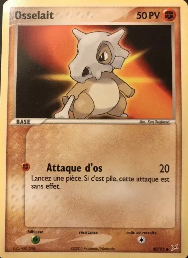Carte Pokémon Osselait #40 — Team Magma vs Team Aqua
