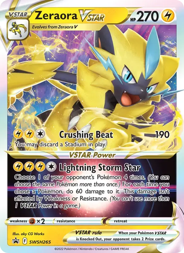 Zeraora VSTAR #SWSH265 — Sword & Shield Promos