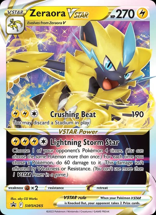 Zeraora VSTAR #SWSH265 — Sword & Shield Promos