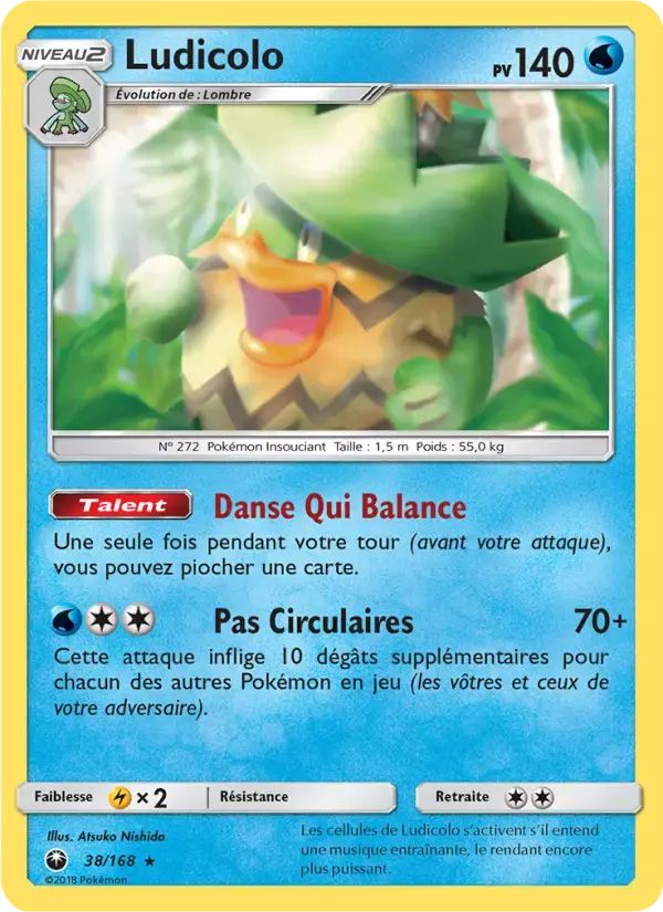 Carte Pokémon Ludicolo #38 — Tempête Céleste