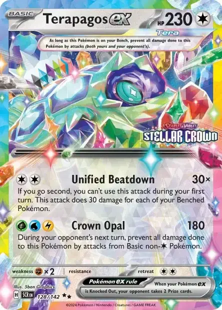 Carte Pokémon Terapagos ex #128/142 — Jumbo