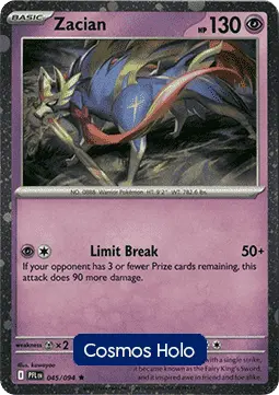 Zacian #045 Cosmos Holo — Phantasmal Flames