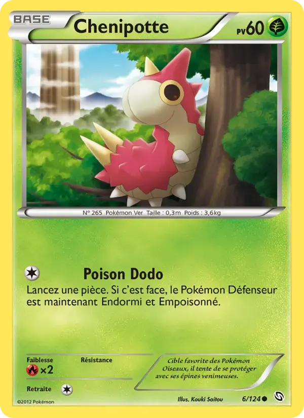 Carte Pokémon Chenipotte #6 — Dragons Exaltés