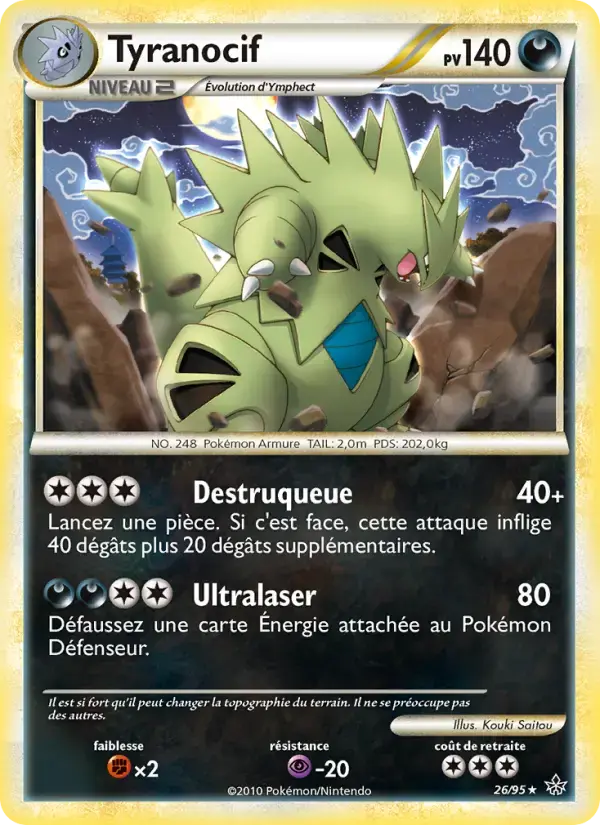Carte Pokémon Tyranocif #26 — Déchaînement