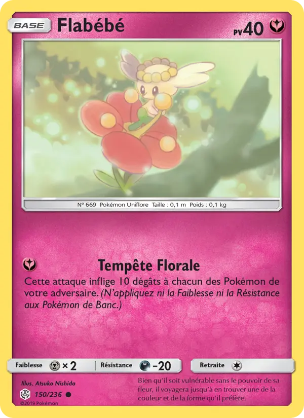Carte Pokémon Flabébé #150 — Éclipse Cosmique