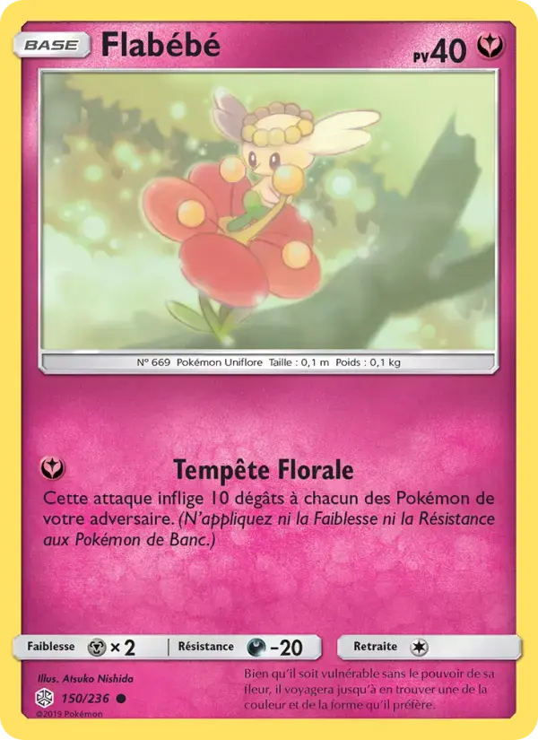 Carte Pokémon Flabébé #150 — Éclipse Cosmique