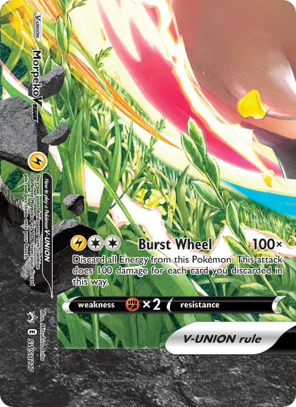 Morpeko V-UNION #SWSH217 — Sword & Shield Promos