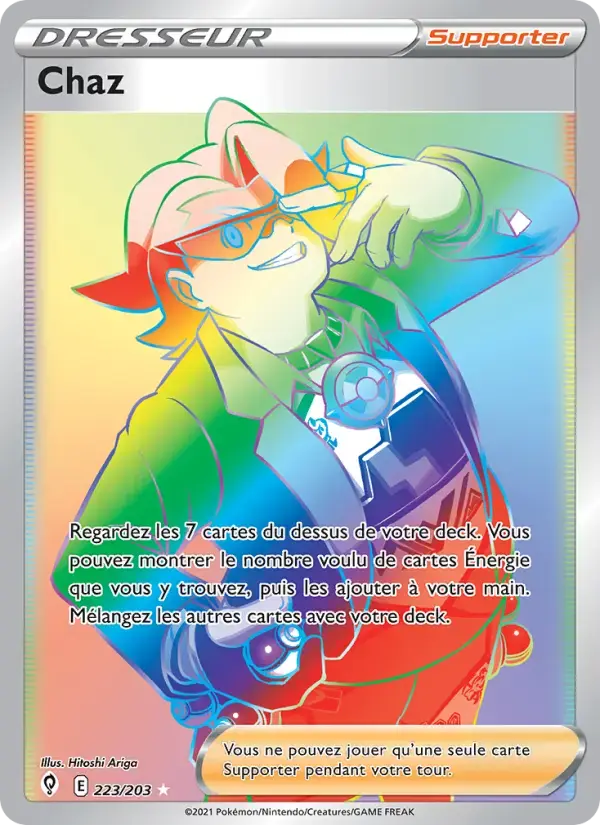 Carte Pokémon Chaz #223 — Évolution Céleste