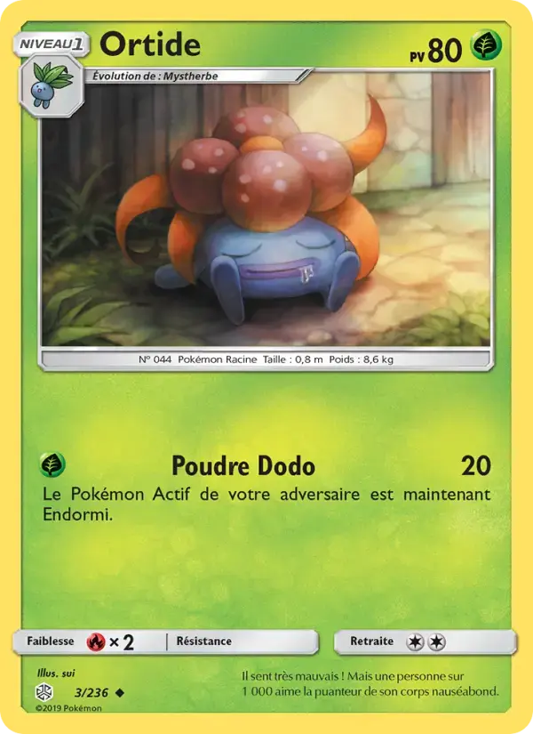 Carte Pokémon Ortide #3 — Éclipse Cosmique