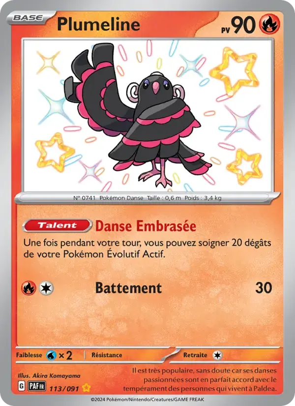 Carte Pokémon Plumeline #113 — Destinées de Paldea