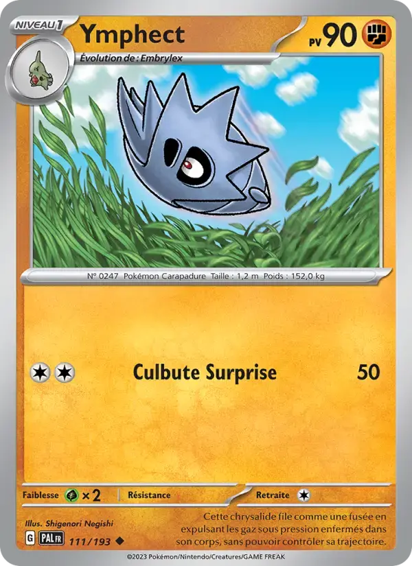Carte Pokémon Ymphect #111 — Évolutions à Paldea