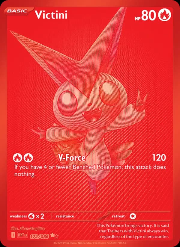 Victini #172 — White Flare