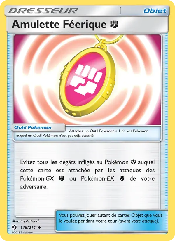 Carte Pokémon Amulette Féerique Fighting #176 — Tonnerre Perdu