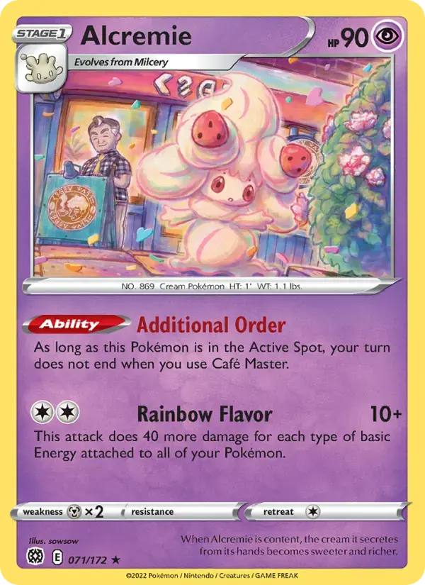 Alcremie #071 — Brilliant Stars
