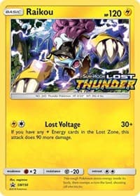 Carte Pokémon Raikou #SM150 — Promos Soleil et Lune