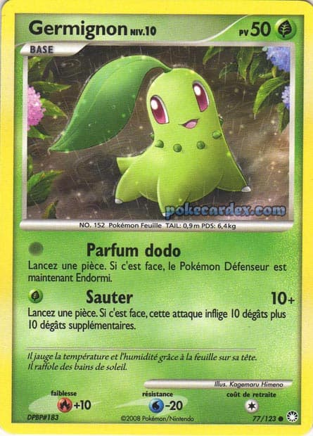 Carte Pokémon Germignon #77 — Trésors Mystérieux