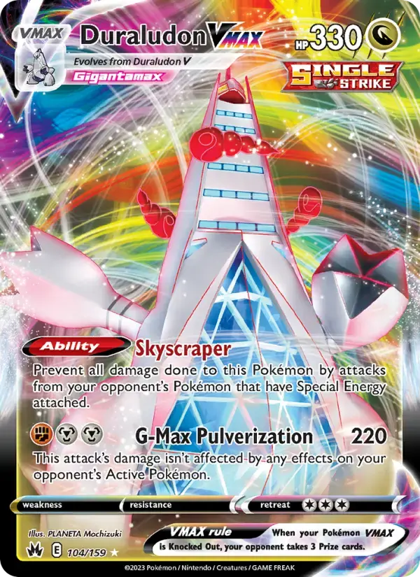 Duraludon VMAX #104 — Crown Zenith