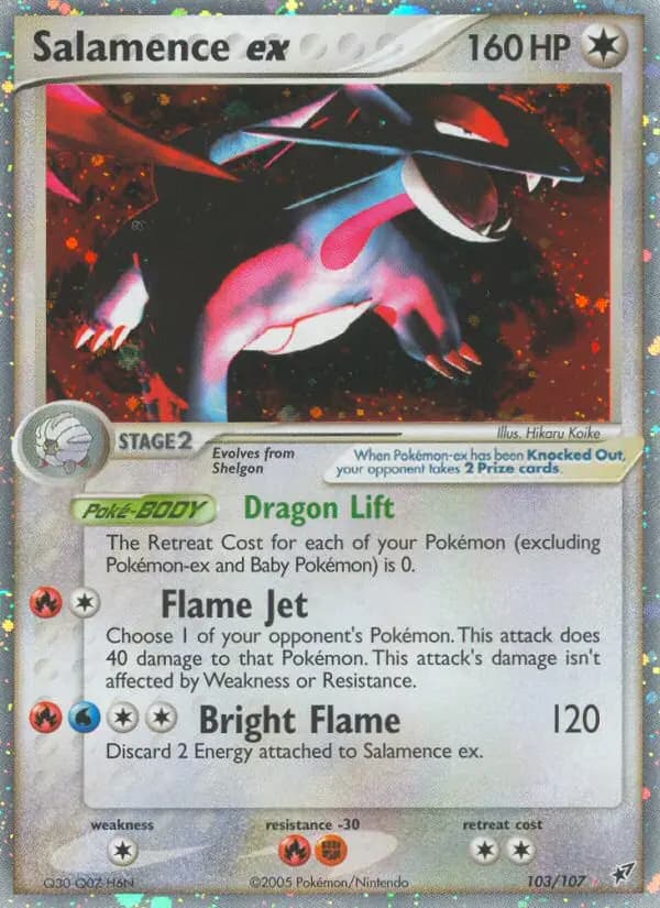 Salamence ex #103 — Deoxys