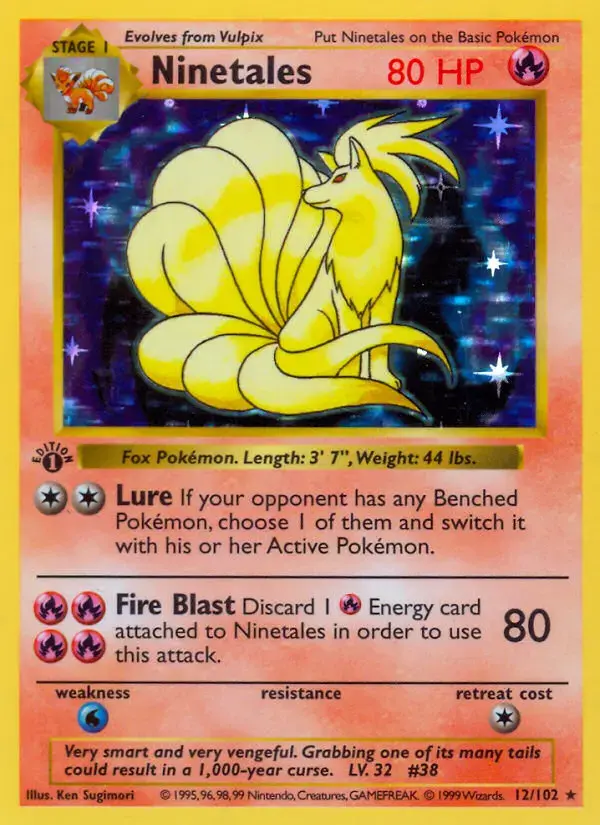 Ninetales #12 — Base Set
