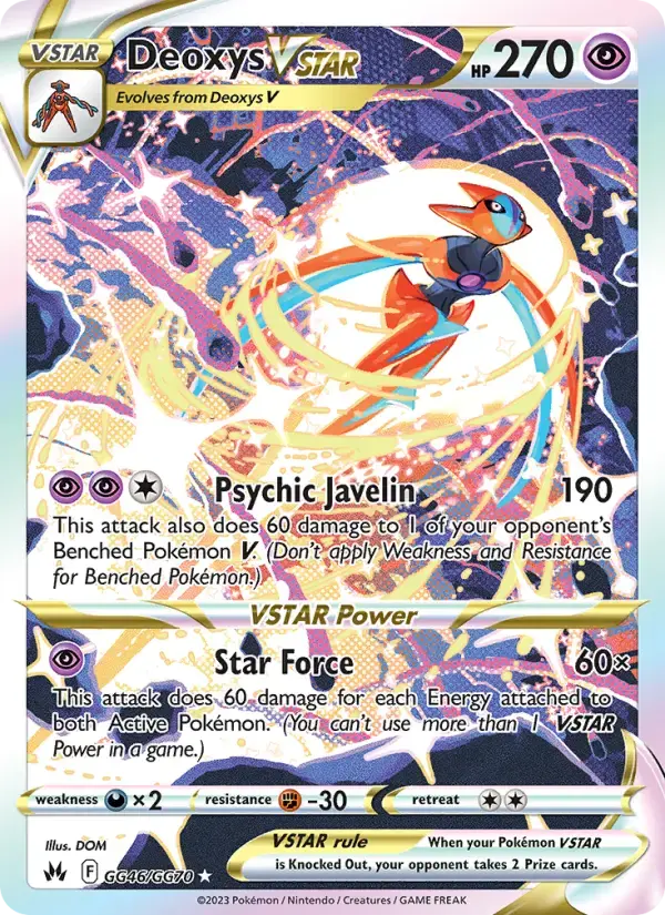 Deoxys VSTAR #GG46 — Crown Zenith