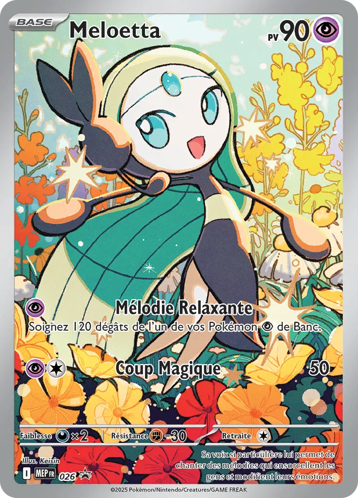 Carte Pokémon Meloetta #026 — Promos Méga-Évolution
