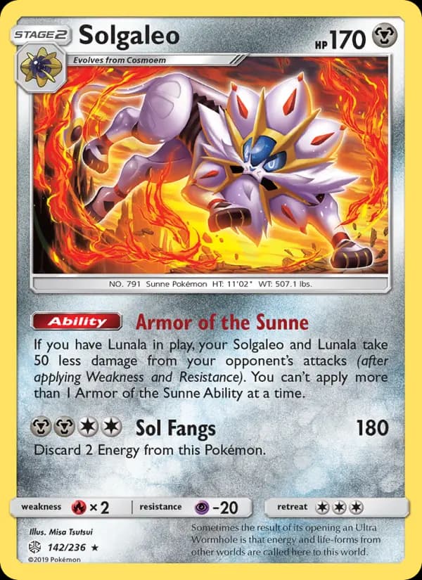 Solgaleo #142 — Cosmic Eclipse