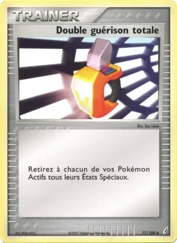 Carte Pokémon Double guérison totale #77 — Gardiens de Cristal