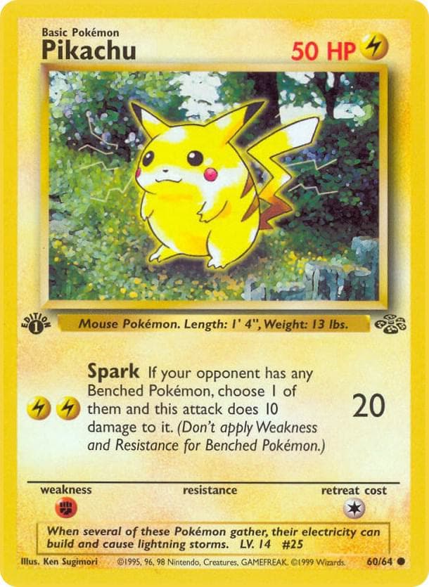 Pikachu #60 — Jungle