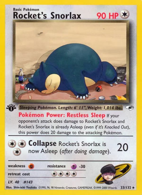 Rocket's Snorlax #33 — Gym Heroes