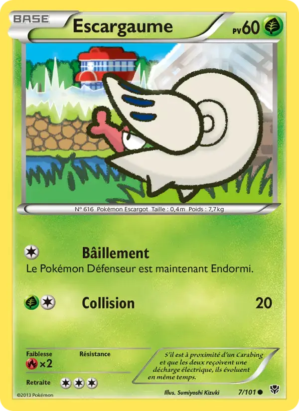 Carte Pokémon Escargaume #7 — Explosion Plasma