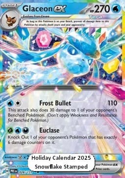 Glaceon ex #026 Snowflake — Prismatic Evolutions