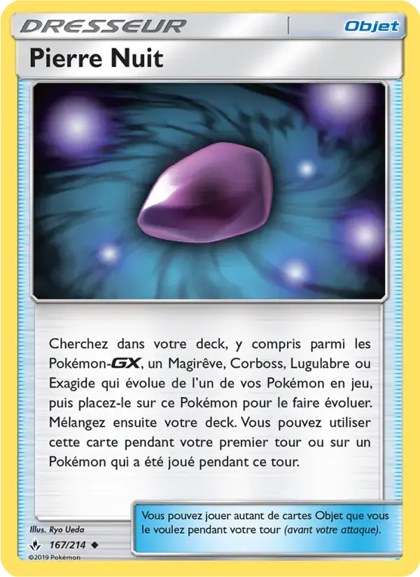 Carte Pokémon Pierre Nuit #167 — Alliance Infaillible