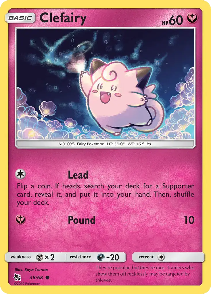 Clefairy #38 — Hidden Fates
