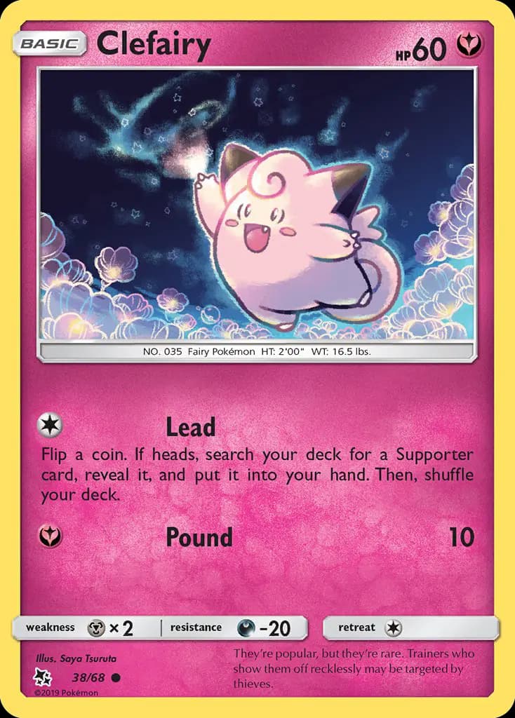 Clefairy #38 — Hidden Fates