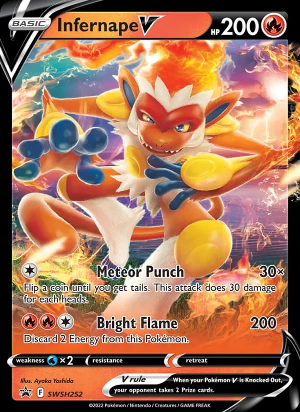 Infernape V #SWSH252 — Sword & Shield Promos