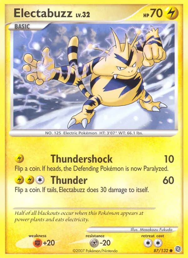 Electabuzz #87 — Secret Wonders