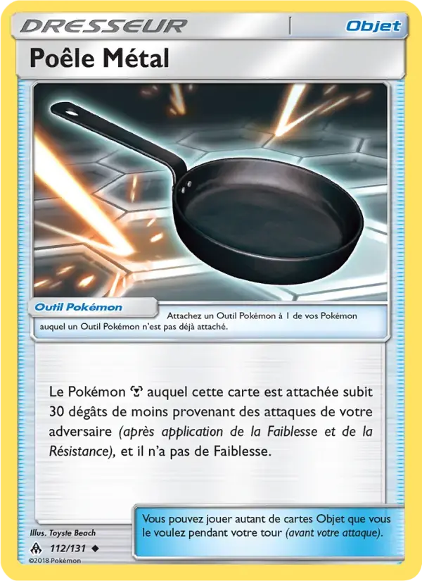 Carte Pokémon Poêle Métal #112 — Lumière Interdite
