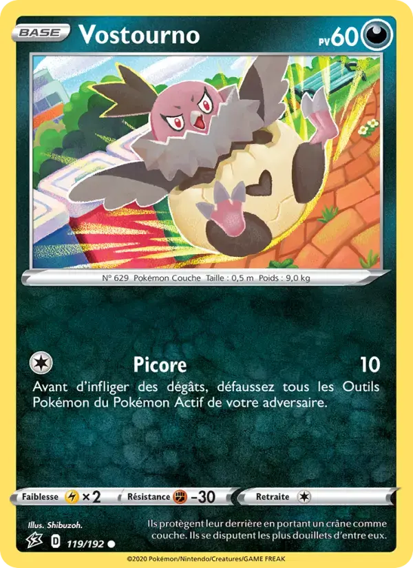 Carte Pokémon Vostourno #119 — Clash des Rebelles