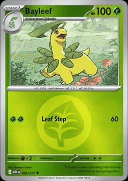 Bayleef #009 Non Holo — Ascended Heroes